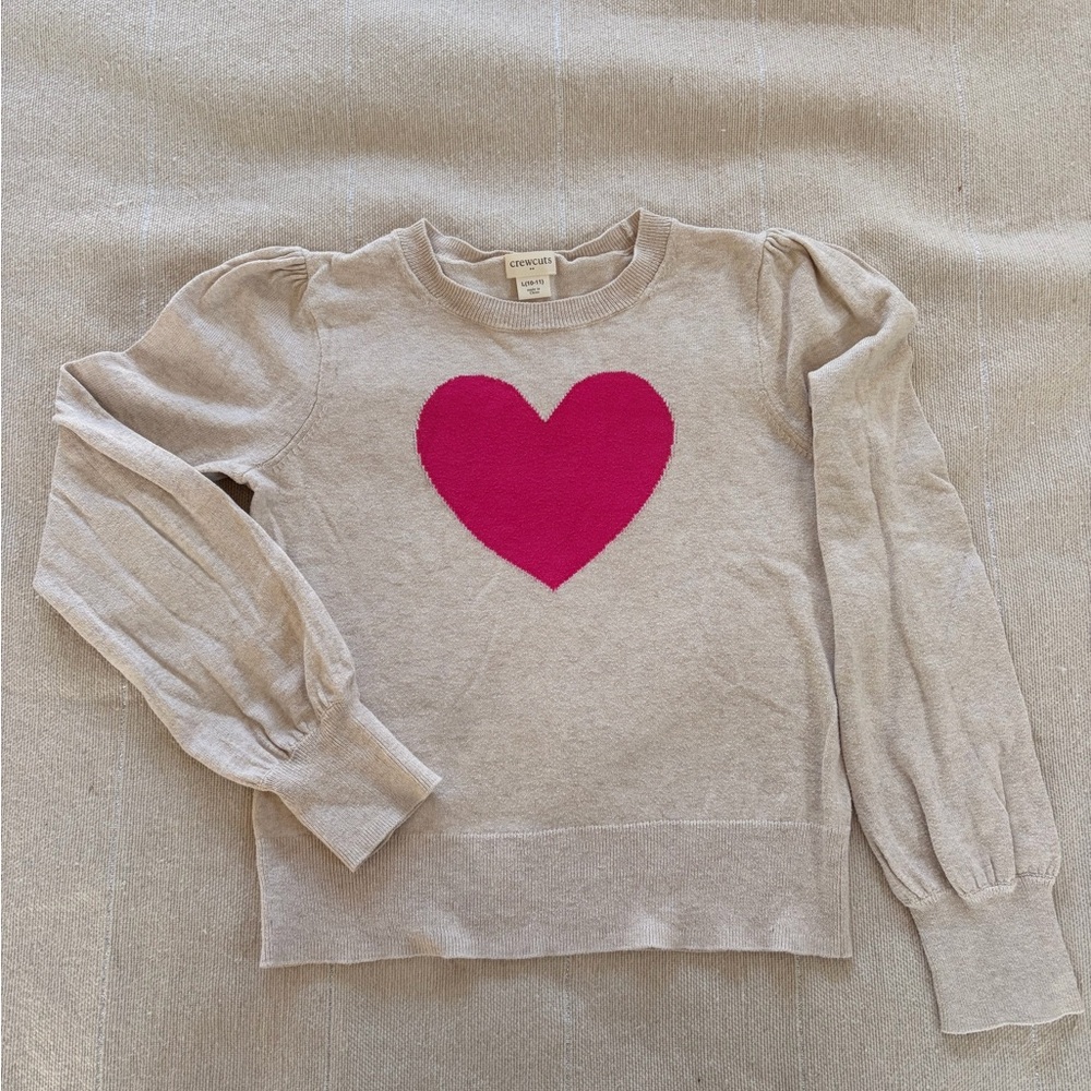 Crewcuts Beige Knit Sweater size L 10-11